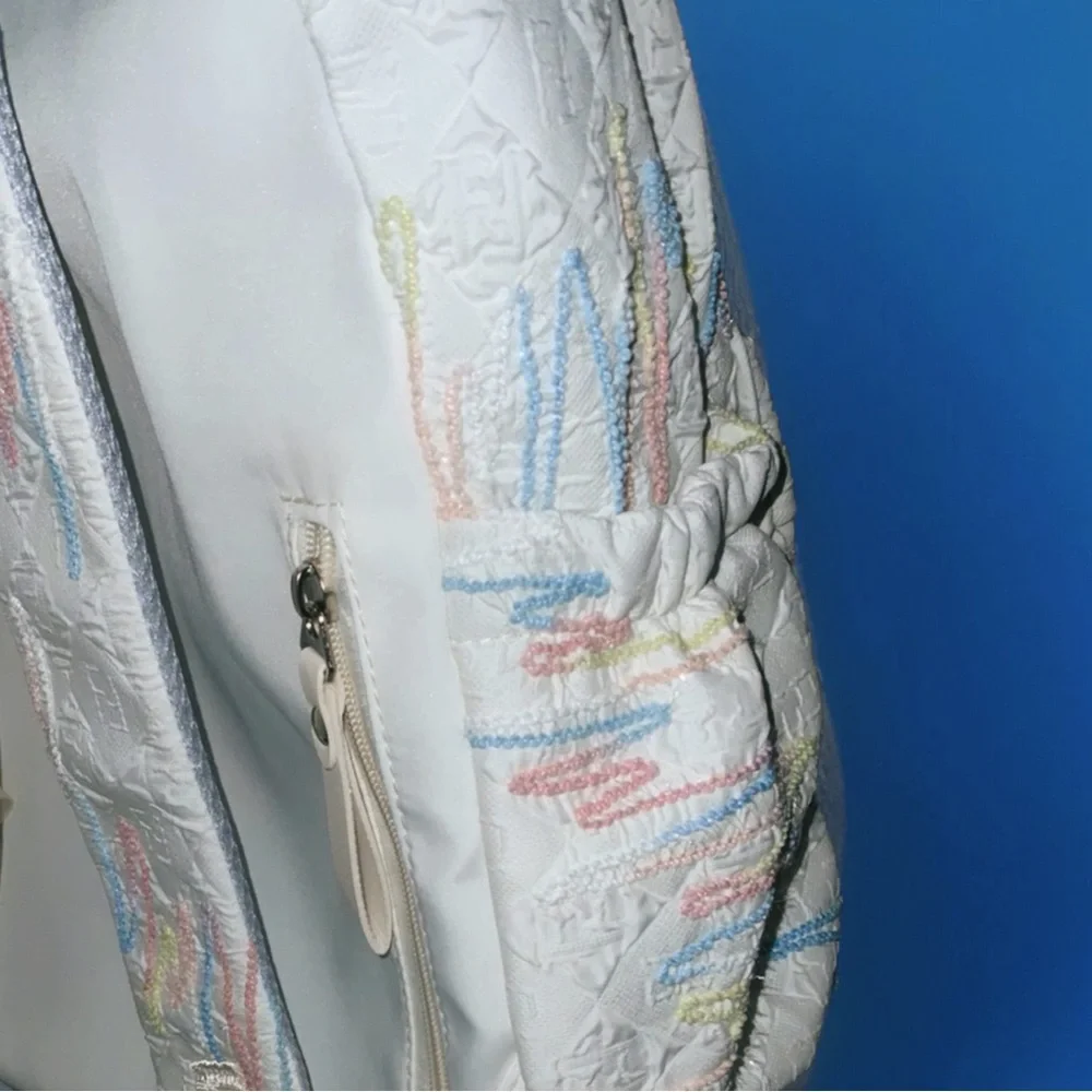 Large Striped Backpack